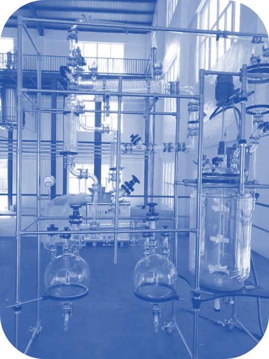 borosilicated glass reactor